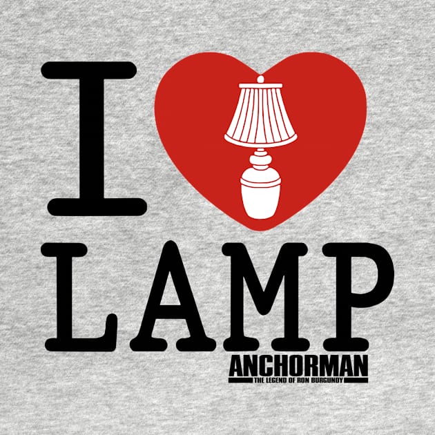 Anchorman I Heart Lamp Icon by Story At Dawn 